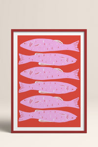 HOMEPACK Ahşap Çerçeveli Tablo Çerçeveli Poster Sanatsal Modern Duvar Dekoru TK-890
