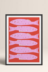HOMEPACK Ahşap Çerçeveli Tablo Çerçeveli Poster Sanatsal Modern Duvar Dekoru TK-890