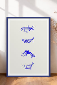 HOMEPACK Ahşap Çerçeveli Tablo Çerçeveli Poster Sanatsal Modern Duvar Dekoru TK-892