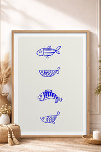 HOMEPACK Ahşap Çerçeveli Tablo Çerçeveli Poster Sanatsal Modern Duvar Dekoru TK-892
