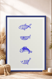 HOMEPACK Ahşap Çerçeveli Tablo Çerçeveli Poster Sanatsal Modern Duvar Dekoru TK-892