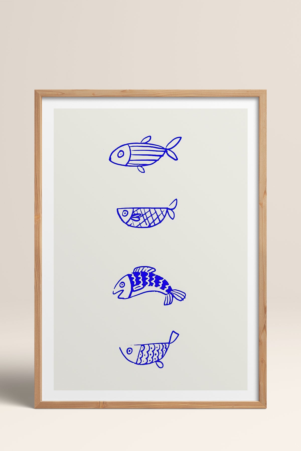 HOMEPACK Ahşap Çerçeveli Tablo Çerçeveli Poster Sanatsal Modern Duvar Dekoru TK-892