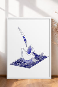 HOMEPACK Ahşap Çerçeveli Tablo Çerçeveli Poster Sanatsal Modern Duvar Dekoru TK-898