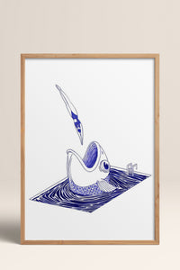 HOMEPACK Ahşap Çerçeveli Tablo Çerçeveli Poster Sanatsal Modern Duvar Dekoru TK-898