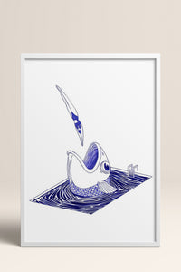 HOMEPACK Ahşap Çerçeveli Tablo Çerçeveli Poster Sanatsal Modern Duvar Dekoru TK-898