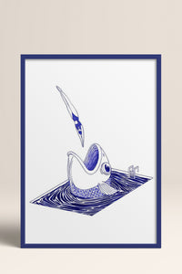 HOMEPACK Ahşap Çerçeveli Tablo Çerçeveli Poster Sanatsal Modern Duvar Dekoru TK-898