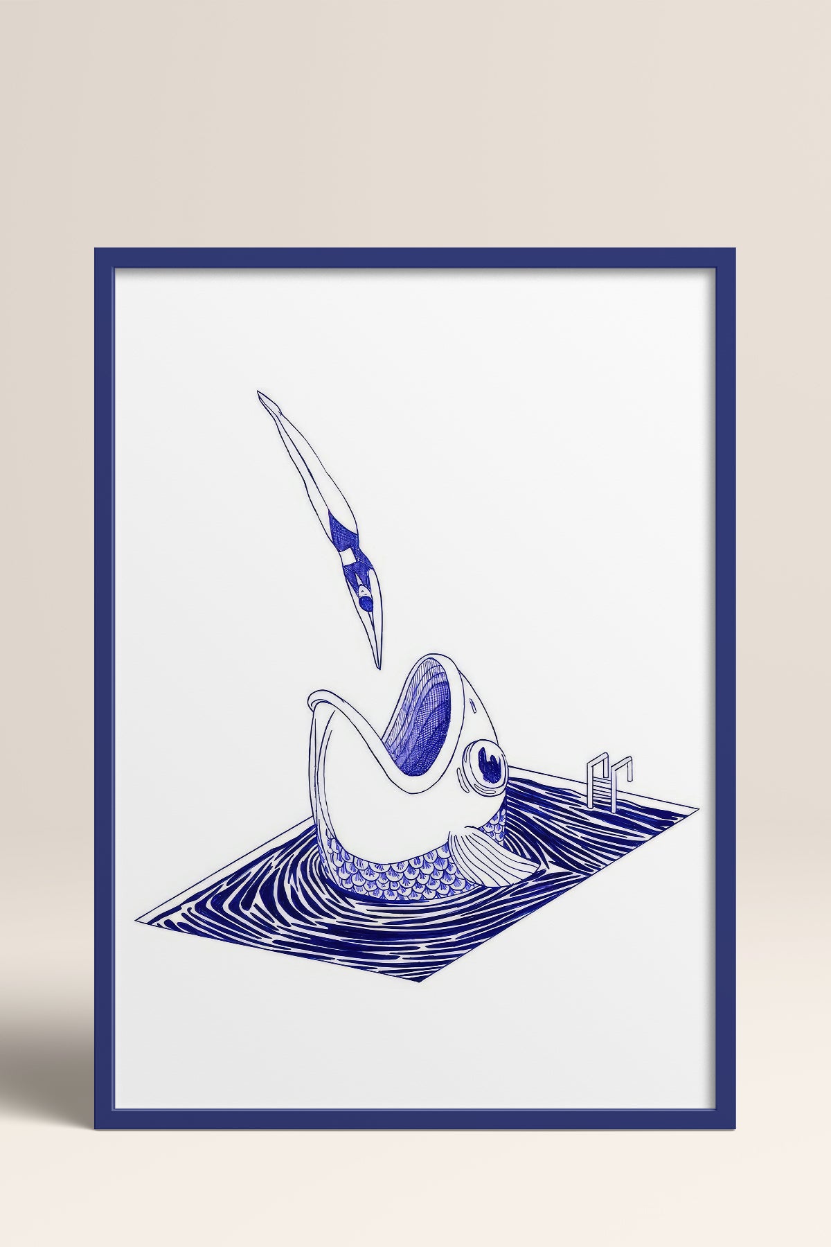 HOMEPACK Ahşap Çerçeveli Tablo Çerçeveli Poster Sanatsal Modern Duvar Dekoru TK-898