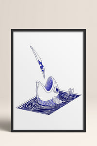 HOMEPACK Ahşap Çerçeveli Tablo Çerçeveli Poster Sanatsal Modern Duvar Dekoru TK-898