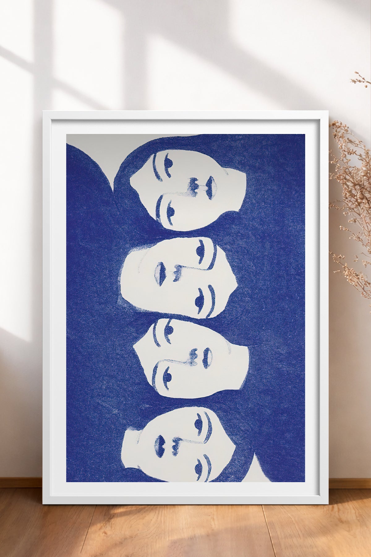 HOMEPACK Ahşap Çerçeveli Tablo Çerçeveli Poster Sanatsal Modern Duvar Dekoru TK-899