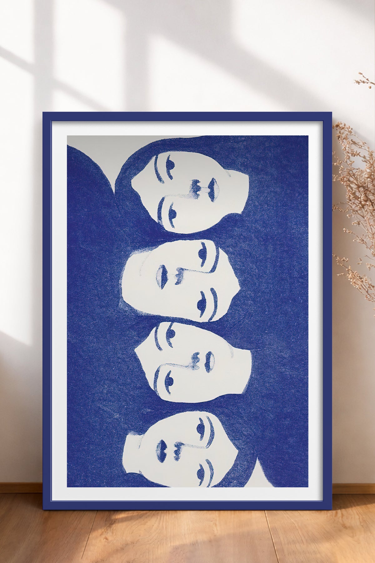 HOMEPACK Ahşap Çerçeveli Tablo Çerçeveli Poster Sanatsal Modern Duvar Dekoru TK-899