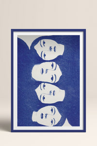 HOMEPACK Ahşap Çerçeveli Tablo Çerçeveli Poster Sanatsal Modern Duvar Dekoru TK-899