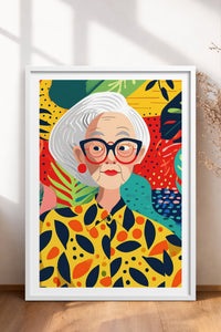 HOMEPACK Ahşap Çerçeveli Tablo Çerçeveli Poster Sanatsal Modern Duvar Dekoru TK-904