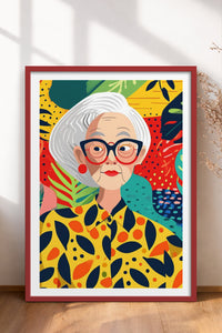 HOMEPACK Ahşap Çerçeveli Tablo Çerçeveli Poster Sanatsal Modern Duvar Dekoru TK-904