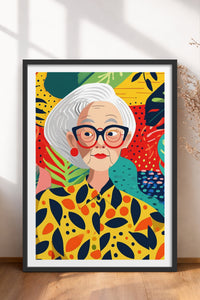 HOMEPACK Ahşap Çerçeveli Tablo Çerçeveli Poster Sanatsal Modern Duvar Dekoru TK-904