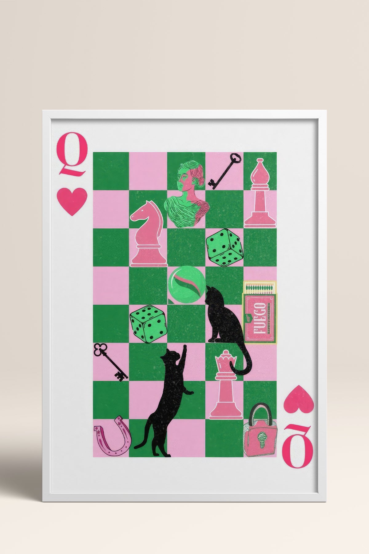 HOMEPACK Ahşap Çerçeveli Tablo Çerçeveli Poster Sanatsal Modern Duvar Dekoru TK-906