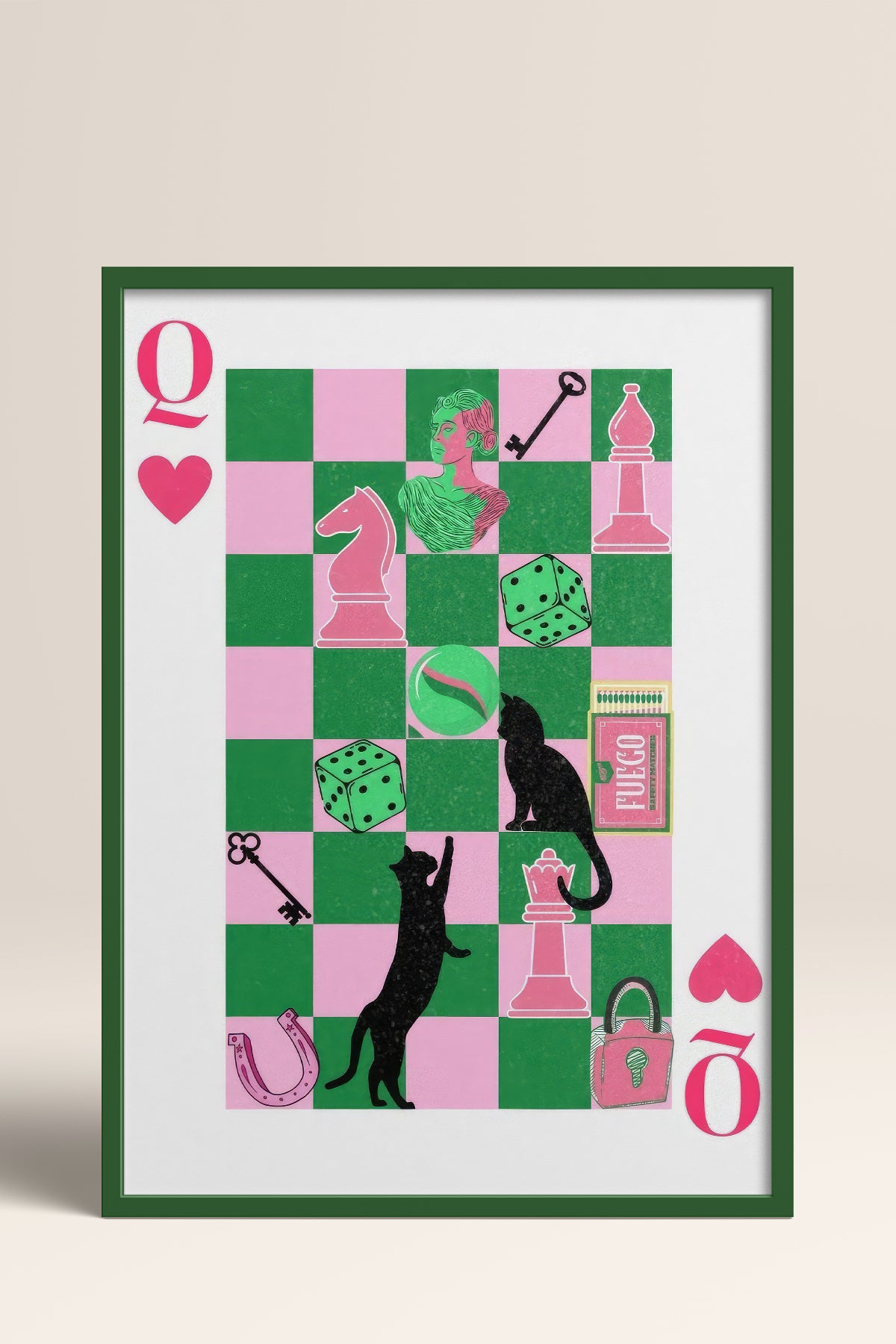 HOMEPACK Ahşap Çerçeveli Tablo Çerçeveli Poster Sanatsal Modern Duvar Dekoru TK-906