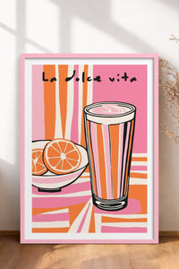HOMEPACK Ahşap Çerçeveli Tablo Çerçeveli Poster Sanatsal Modern Duvar Dekoru TK-910