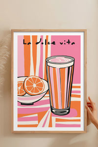 HOMEPACK Ahşap Çerçeveli Tablo Çerçeveli Poster Sanatsal Modern Duvar Dekoru TK-910