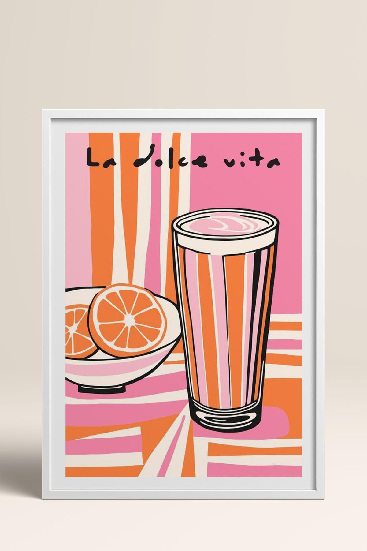 HOMEPACK Ahşap Çerçeveli Tablo Çerçeveli Poster Sanatsal Modern Duvar Dekoru TK-910