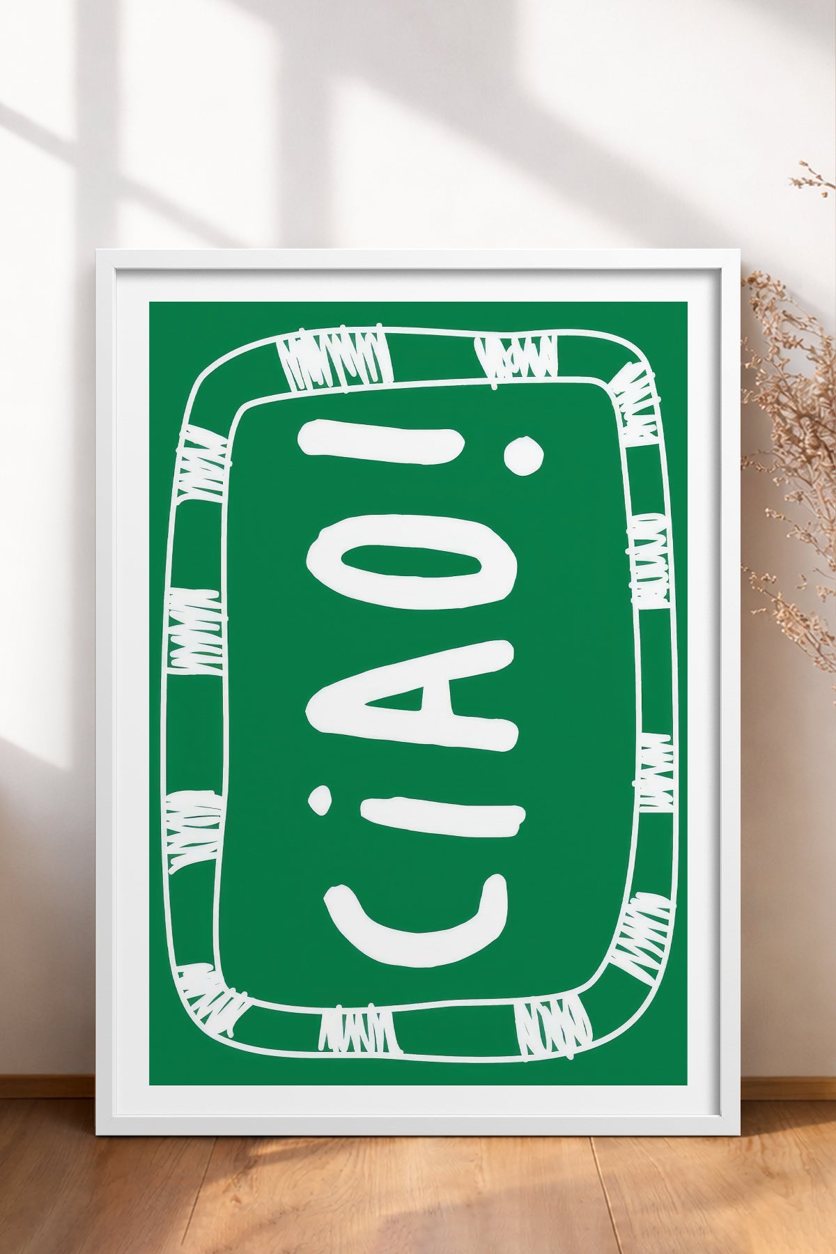 HOMEPACK Ahşap Çerçeveli Tablo Çerçeveli Poster Sanatsal Modern Duvar Dekoru TK-911