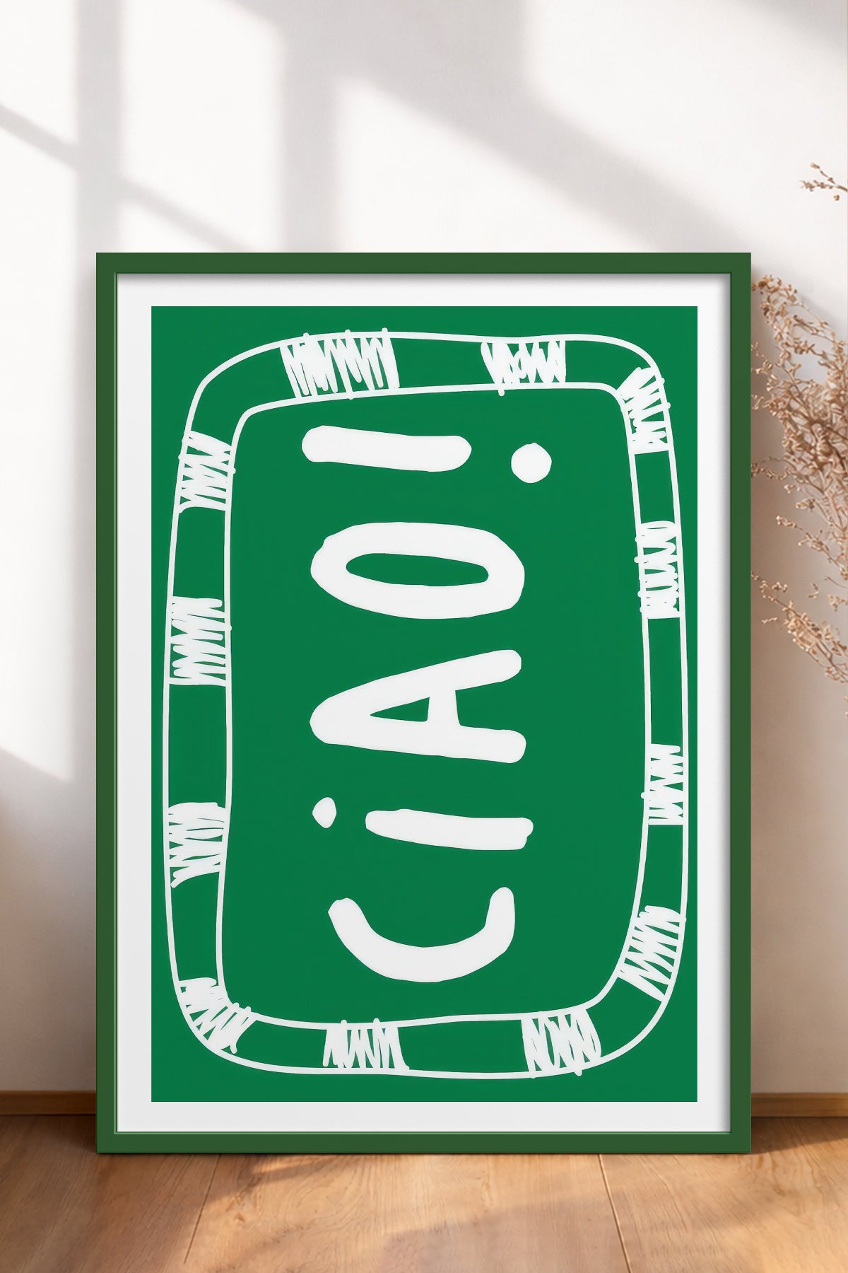 HOMEPACK Ahşap Çerçeveli Tablo Çerçeveli Poster Sanatsal Modern Duvar Dekoru TK-911