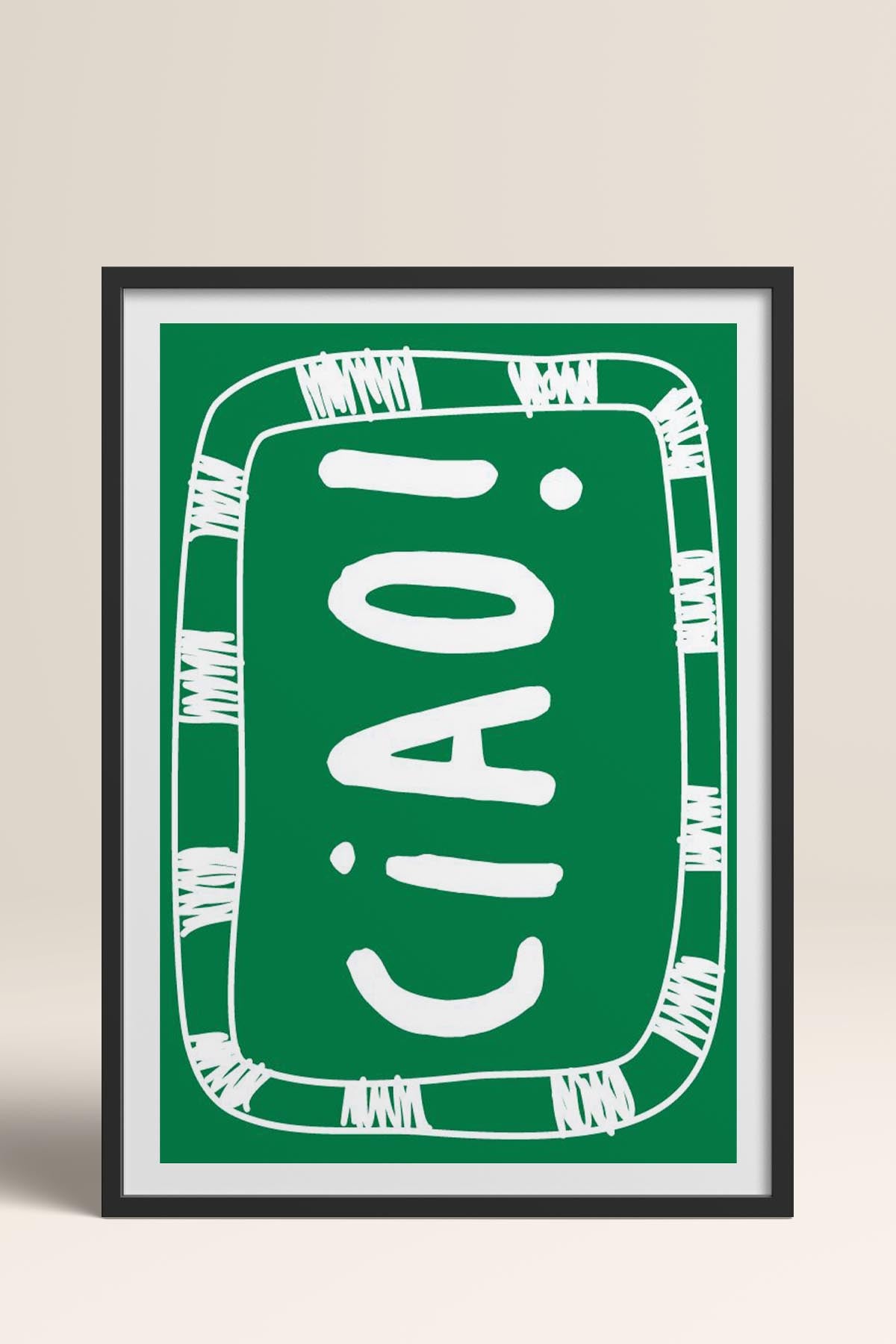 HOMEPACK Ahşap Çerçeveli Tablo Çerçeveli Poster Sanatsal Modern Duvar Dekoru TK-911