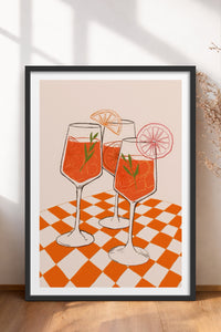 HOMEPACK Ahşap Çerçeveli Tablo Çerçeveli Poster Sanatsal Modern Duvar Dekoru TK-913