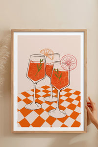 HOMEPACK Ahşap Çerçeveli Tablo Çerçeveli Poster Sanatsal Modern Duvar Dekoru TK-913