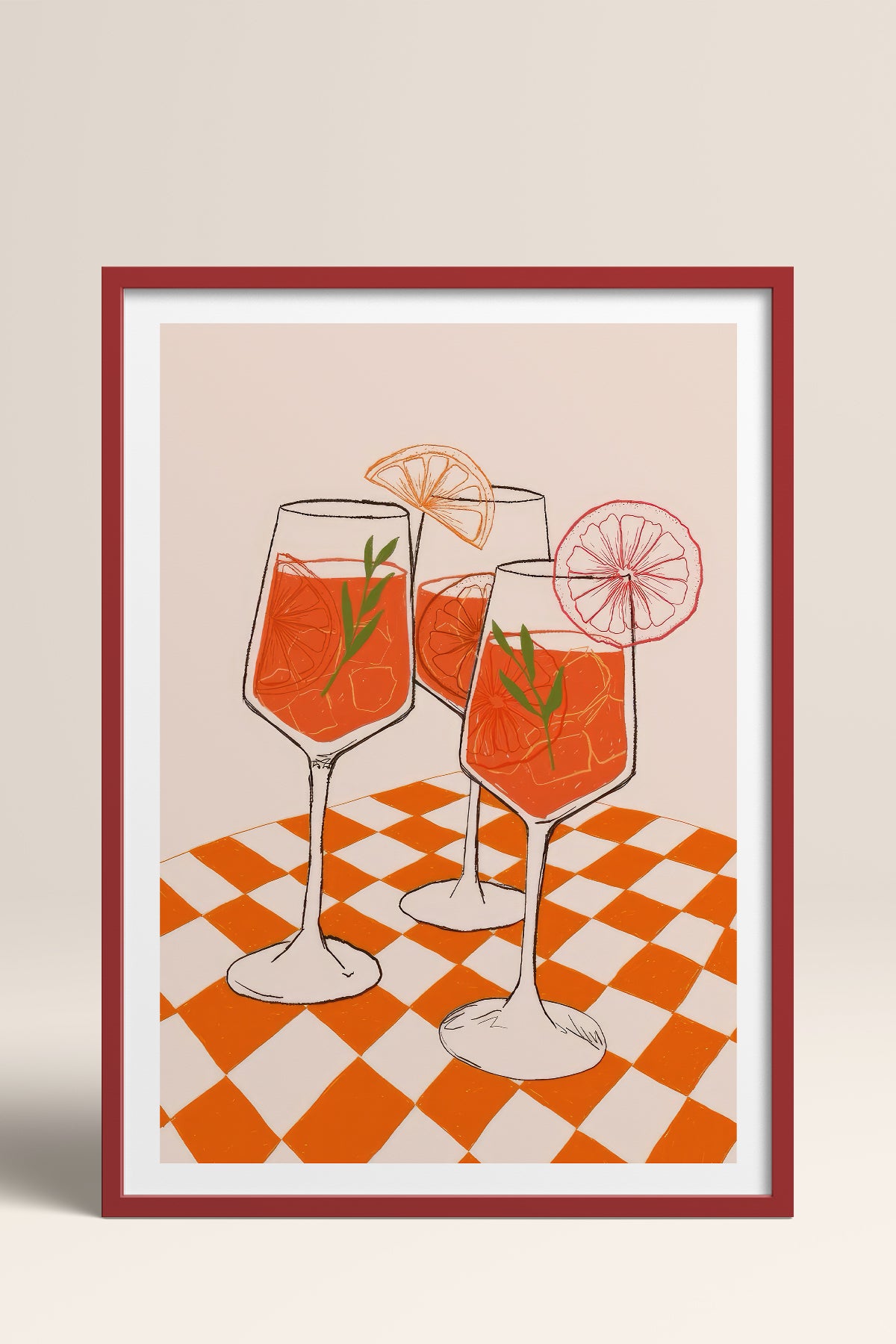HOMEPACK Ahşap Çerçeveli Tablo Çerçeveli Poster Sanatsal Modern Duvar Dekoru TK-913