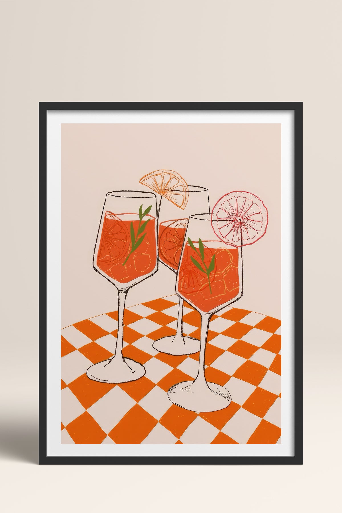 HOMEPACK Ahşap Çerçeveli Tablo Çerçeveli Poster Sanatsal Modern Duvar Dekoru TK-913