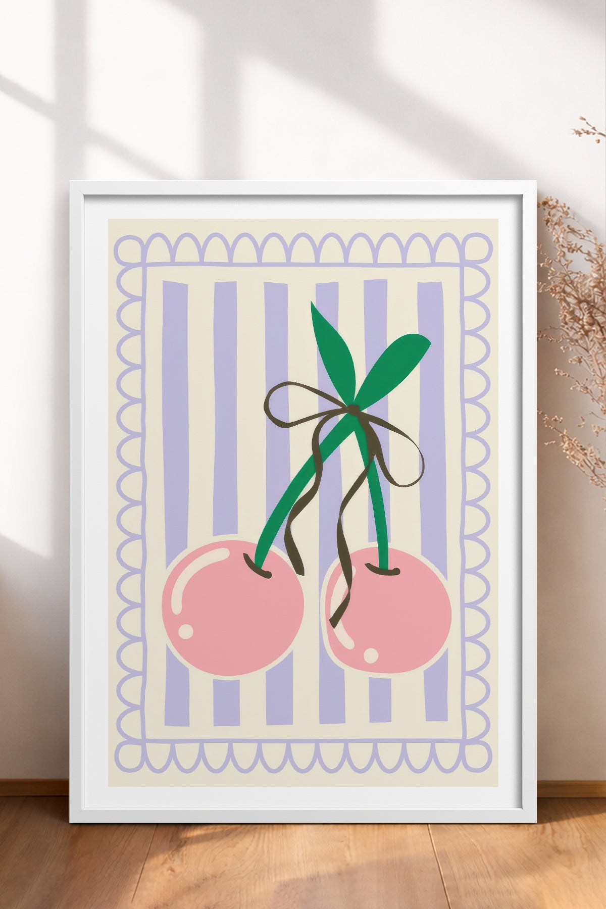 HOMEPACK Ahşap Çerçeveli Tablo Çerçeveli Poster Sanatsal Modern Duvar Dekoru TK-914