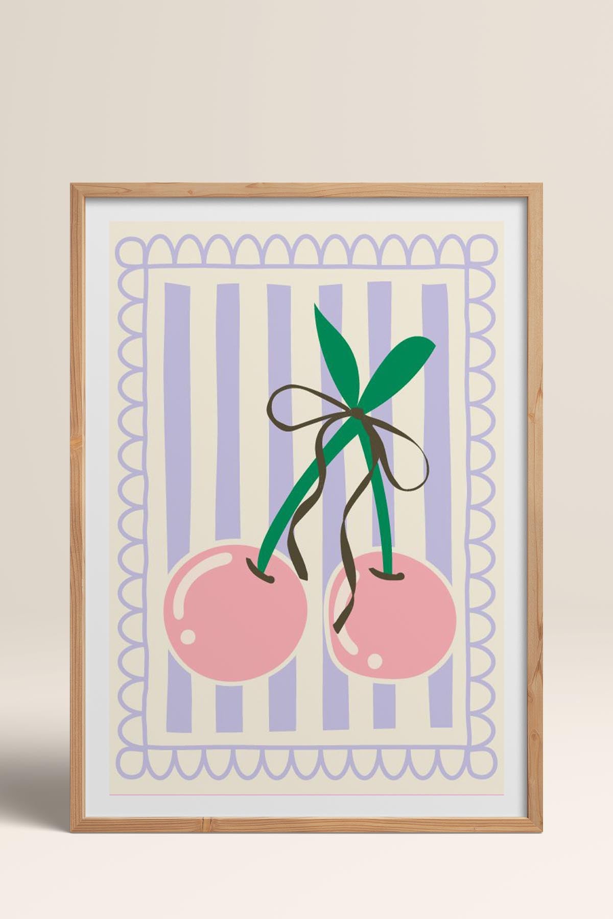 HOMEPACK Ahşap Çerçeveli Tablo Çerçeveli Poster Sanatsal Modern Duvar Dekoru TK-914