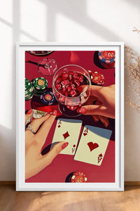 HOMEPACK Ahşap Çerçeveli Tablo Çerçeveli Poster Sanatsal Modern Duvar Dekoru TK-918