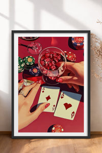 HOMEPACK Ahşap Çerçeveli Tablo Çerçeveli Poster Sanatsal Modern Duvar Dekoru TK-918