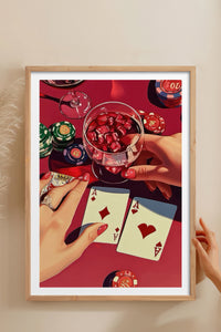 HOMEPACK Ahşap Çerçeveli Tablo Çerçeveli Poster Sanatsal Modern Duvar Dekoru TK-918