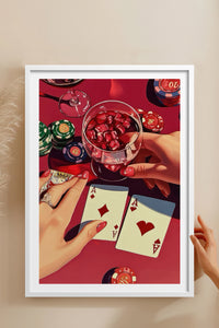 HOMEPACK Ahşap Çerçeveli Tablo Çerçeveli Poster Sanatsal Modern Duvar Dekoru TK-918