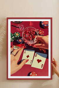 HOMEPACK Ahşap Çerçeveli Tablo Çerçeveli Poster Sanatsal Modern Duvar Dekoru TK-918