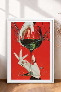 HOMEPACK Ahşap Çerçeveli Tablo Çerçeveli Poster Sanatsal Modern Duvar Dekoru TK-919