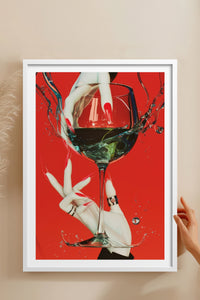 HOMEPACK Ahşap Çerçeveli Tablo Çerçeveli Poster Sanatsal Modern Duvar Dekoru TK-919