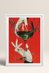 HOMEPACK Ahşap Çerçeveli Tablo Çerçeveli Poster Sanatsal Modern Duvar Dekoru TK-919
