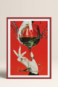 HOMEPACK Ahşap Çerçeveli Tablo Çerçeveli Poster Sanatsal Modern Duvar Dekoru TK-919