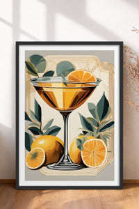 HOMEPACK Ahşap Çerçeveli Tablo Çerçeveli Poster Sanatsal Modern Duvar Dekoru TK-920