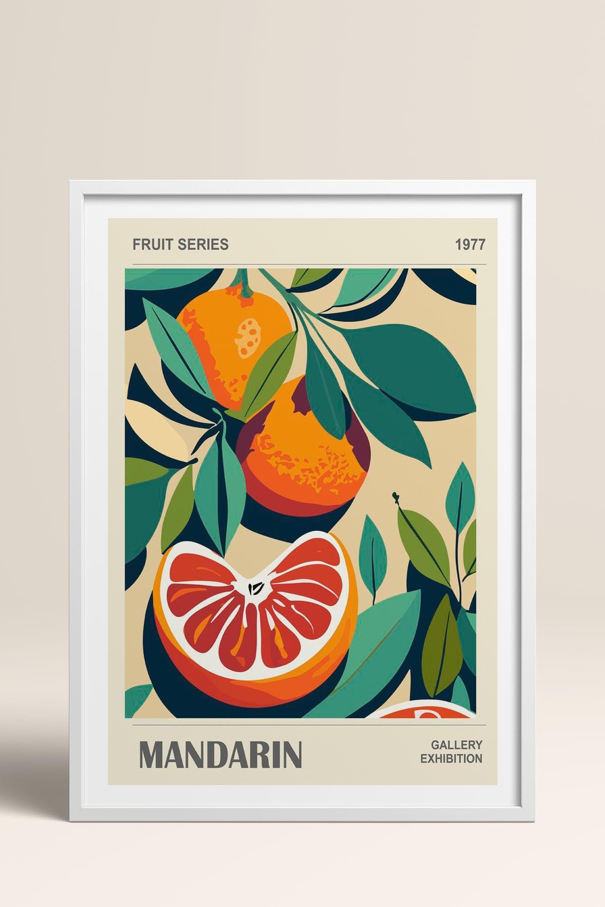 HOMEPACK Ahşap Çerçeveli Tablo Çerçeveli Poster Sanatsal Modern Duvar Dekoru TK-921
