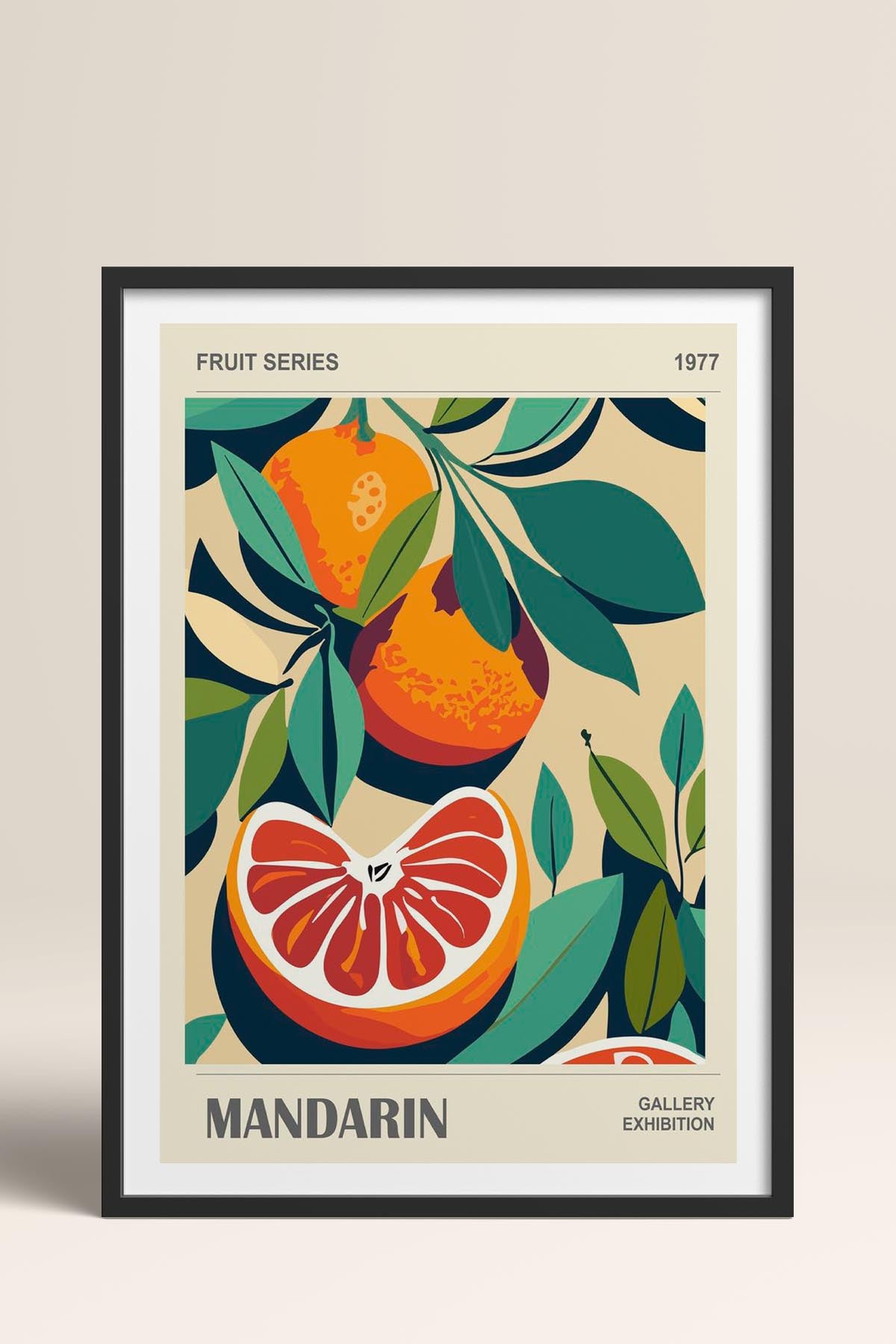 HOMEPACK Ahşap Çerçeveli Tablo Çerçeveli Poster Sanatsal Modern Duvar Dekoru TK-921