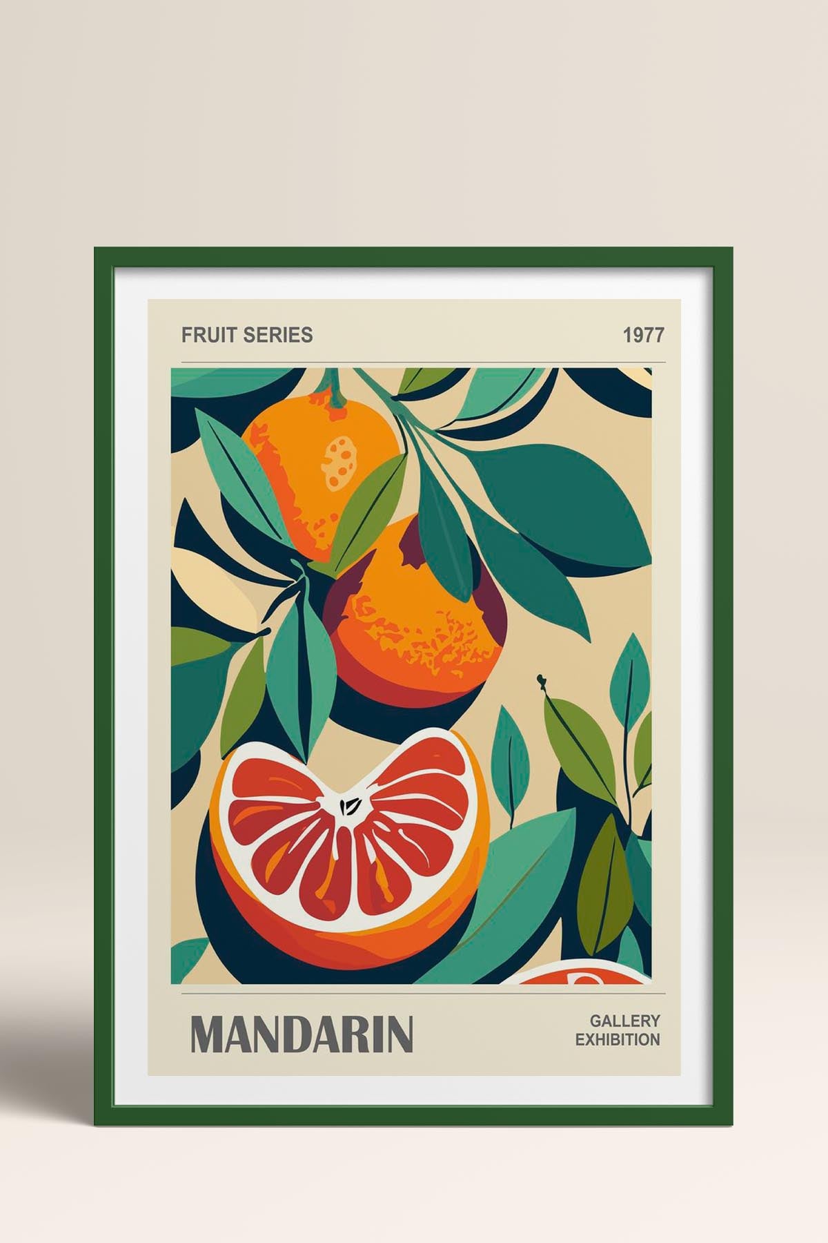 HOMEPACK Ahşap Çerçeveli Tablo Çerçeveli Poster Sanatsal Modern Duvar Dekoru TK-921