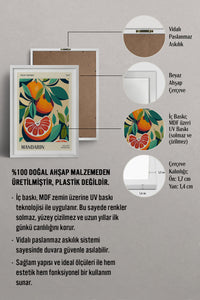 HOMEPACK Ahşap Çerçeveli Tablo Çerçeveli Poster Sanatsal Modern Duvar Dekoru TK-921