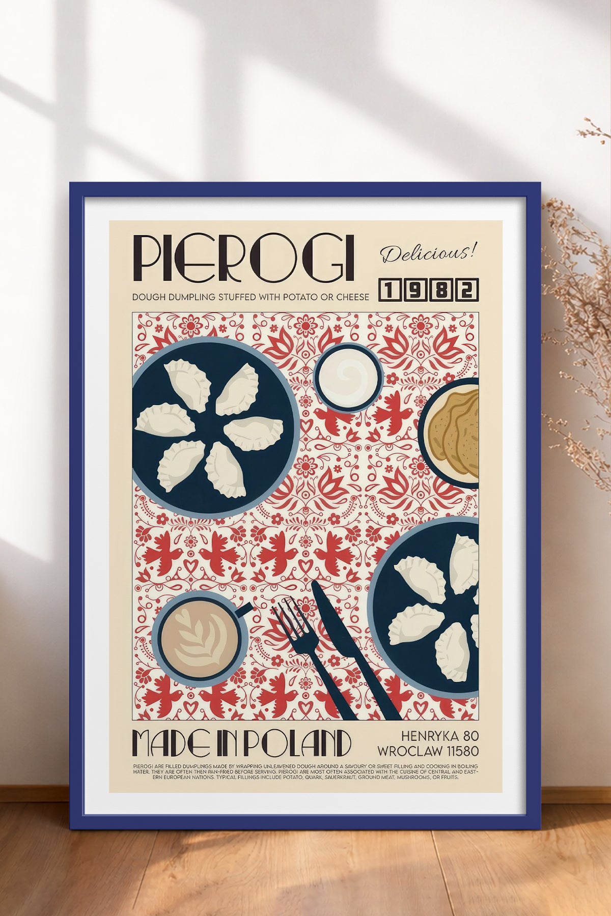 HOMEPACK Ahşap Çerçeveli Tablo Çerçeveli Poster Sanatsal Modern Duvar Dekoru TK-923