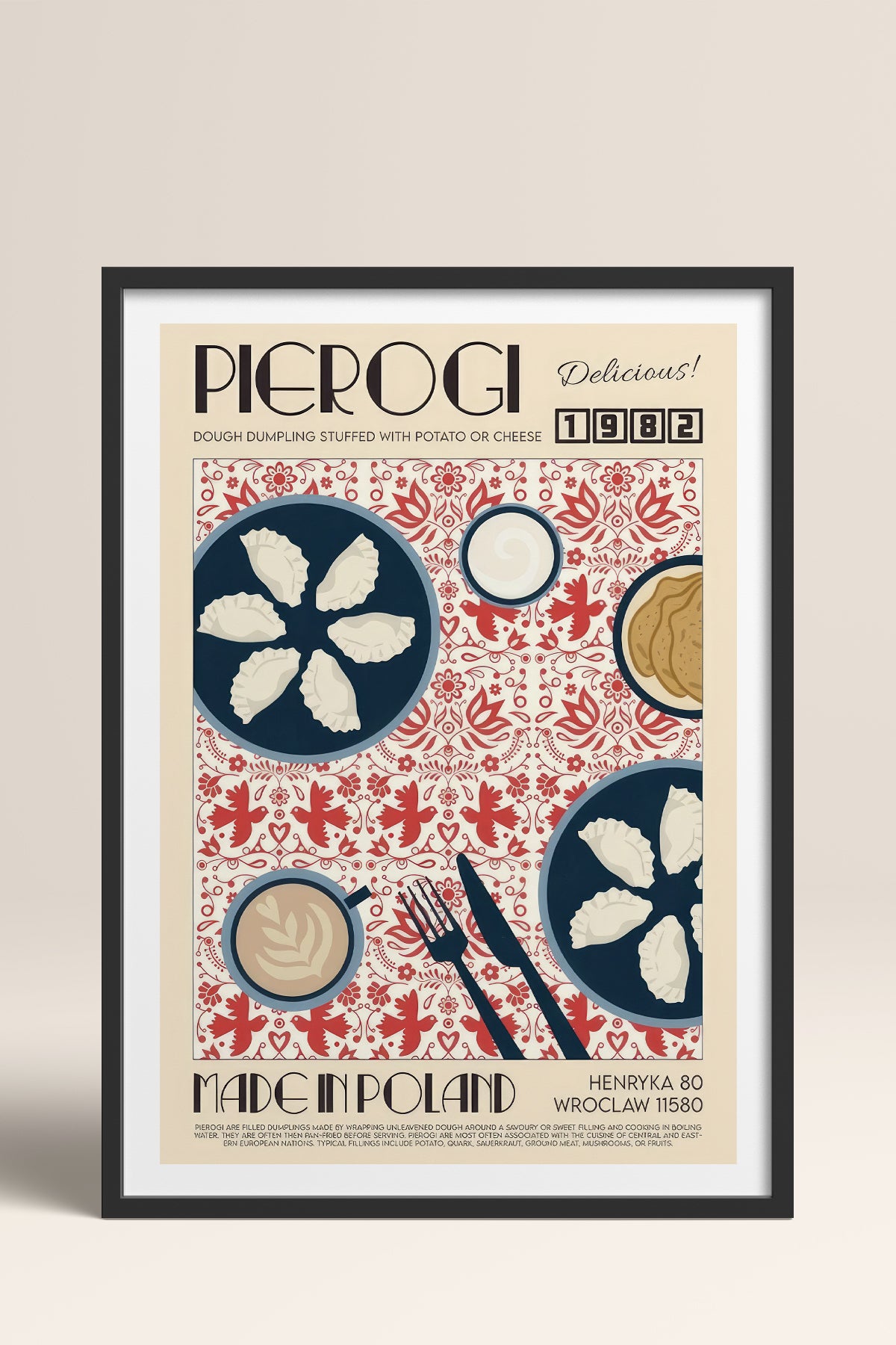 HOMEPACK Ahşap Çerçeveli Tablo Çerçeveli Poster Sanatsal Modern Duvar Dekoru TK-923