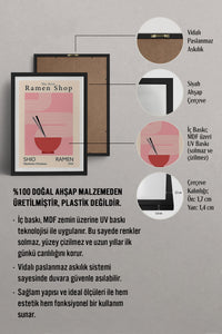HOMEPACK Ahşap Çerçeveli Tablo Çerçeveli Poster Sanatsal Modern Duvar Dekoru TK-925