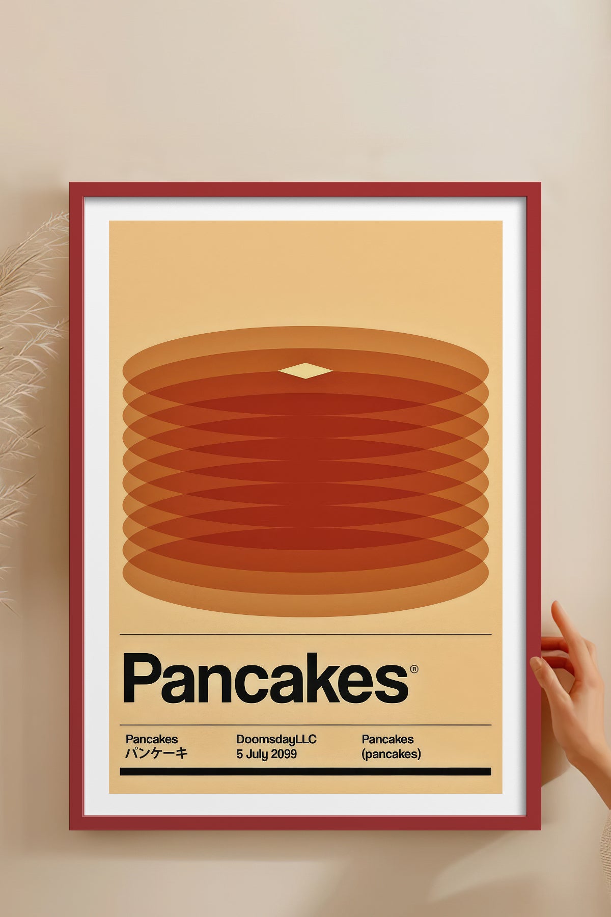 HOMEPACK Ahşap Çerçeveli Tablo Çerçeveli Poster Sanatsal Modern Duvar Dekoru TK-927